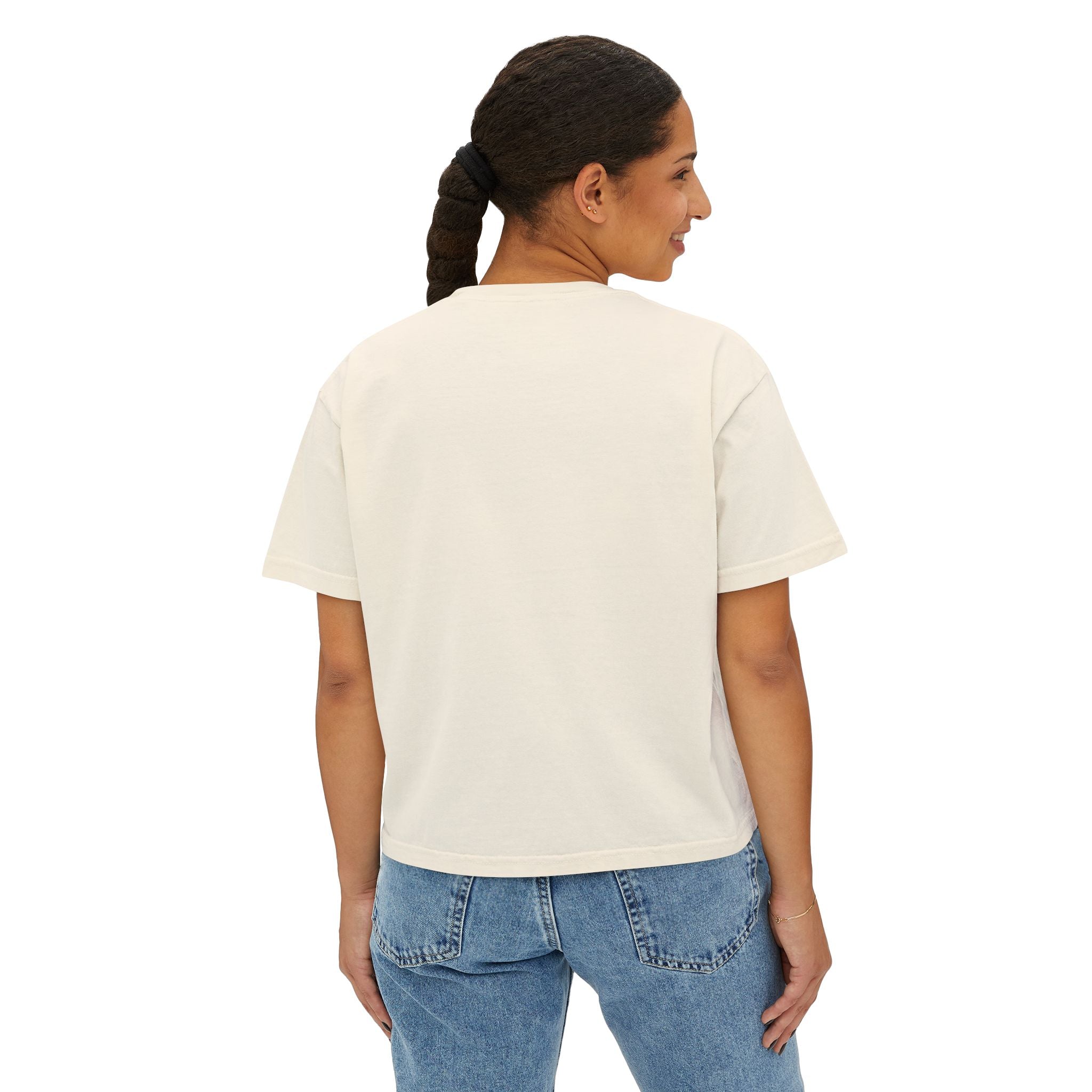The Original Coo Rodeo | Women’s Cropped Highland Cow T-Shirt