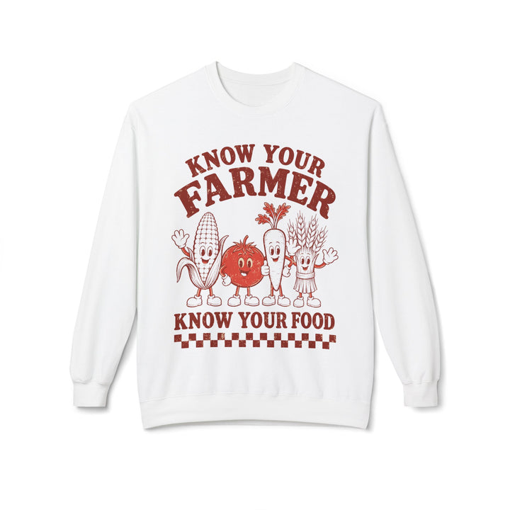 Know Your Farmer, Know Your Food | Farm Crewneck Sweatshirt