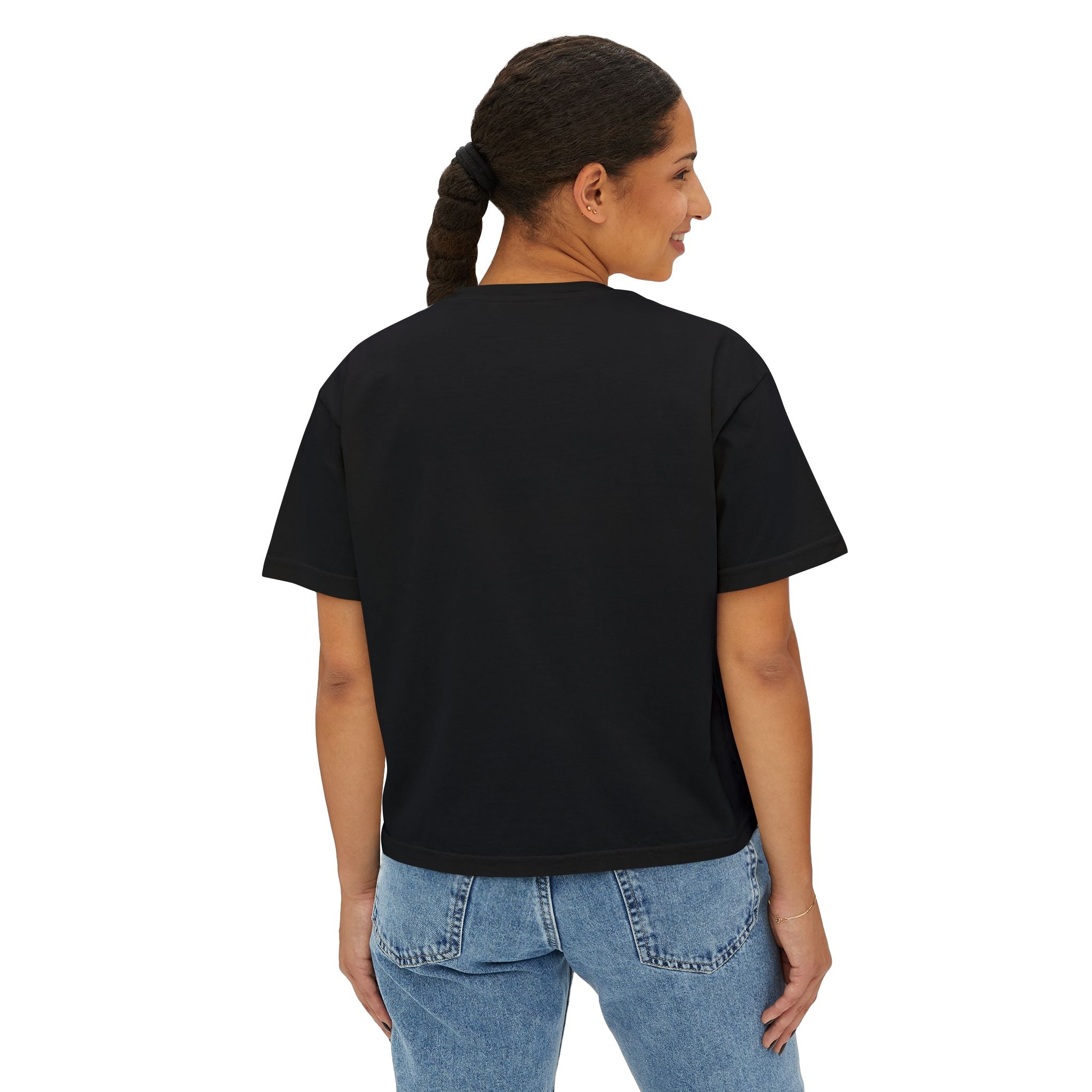 Queen of the Moor | Women’s Boxy Highland Cow T-Shirt