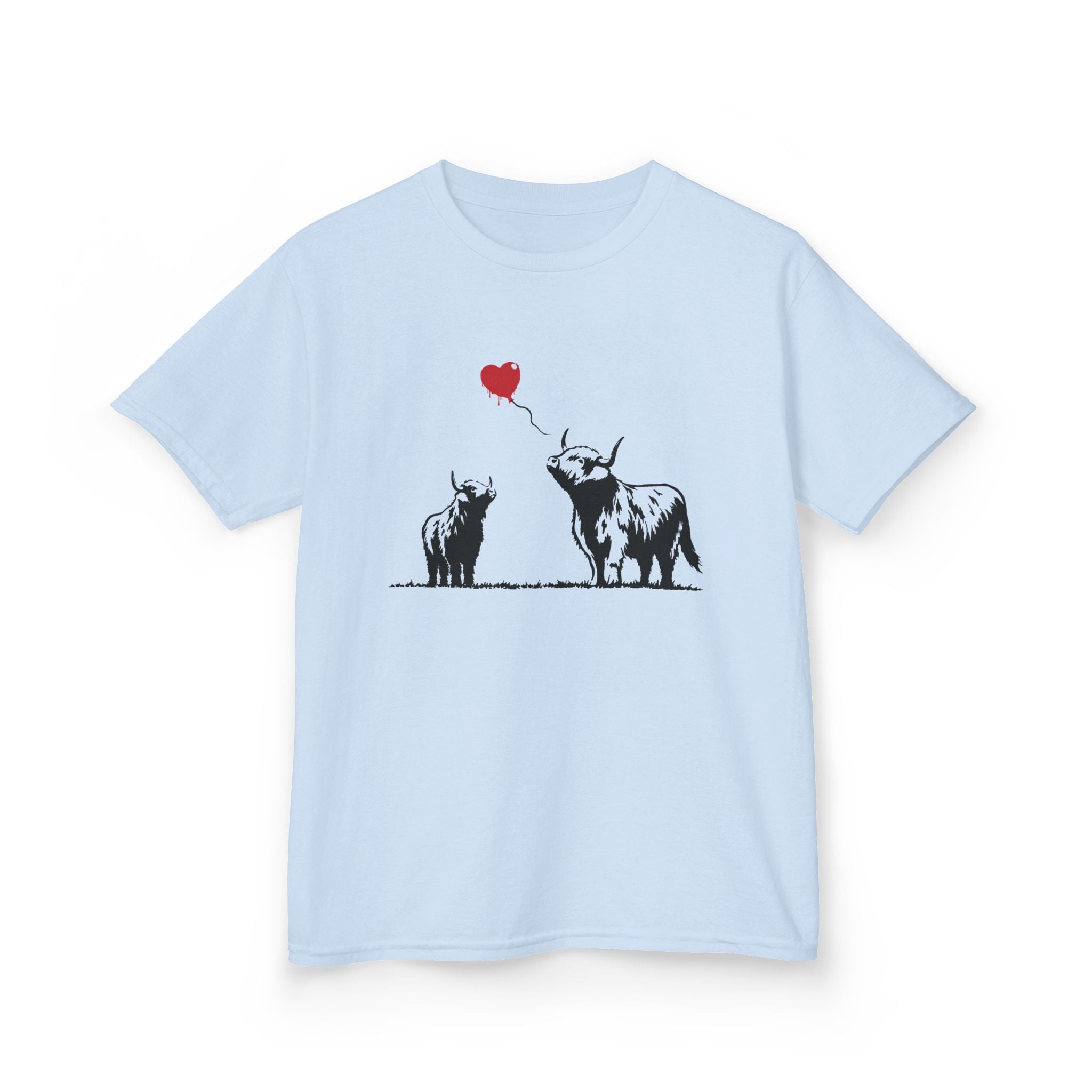 Highland Heart | Kids Graffiti Highland Cow T-Shirt