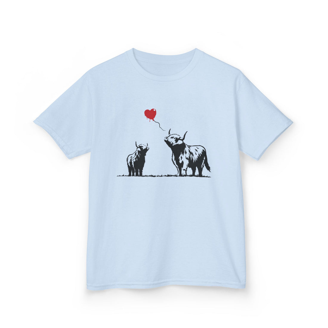 Highland Heart | Kids Graffiti Highland Cow T-Shirt