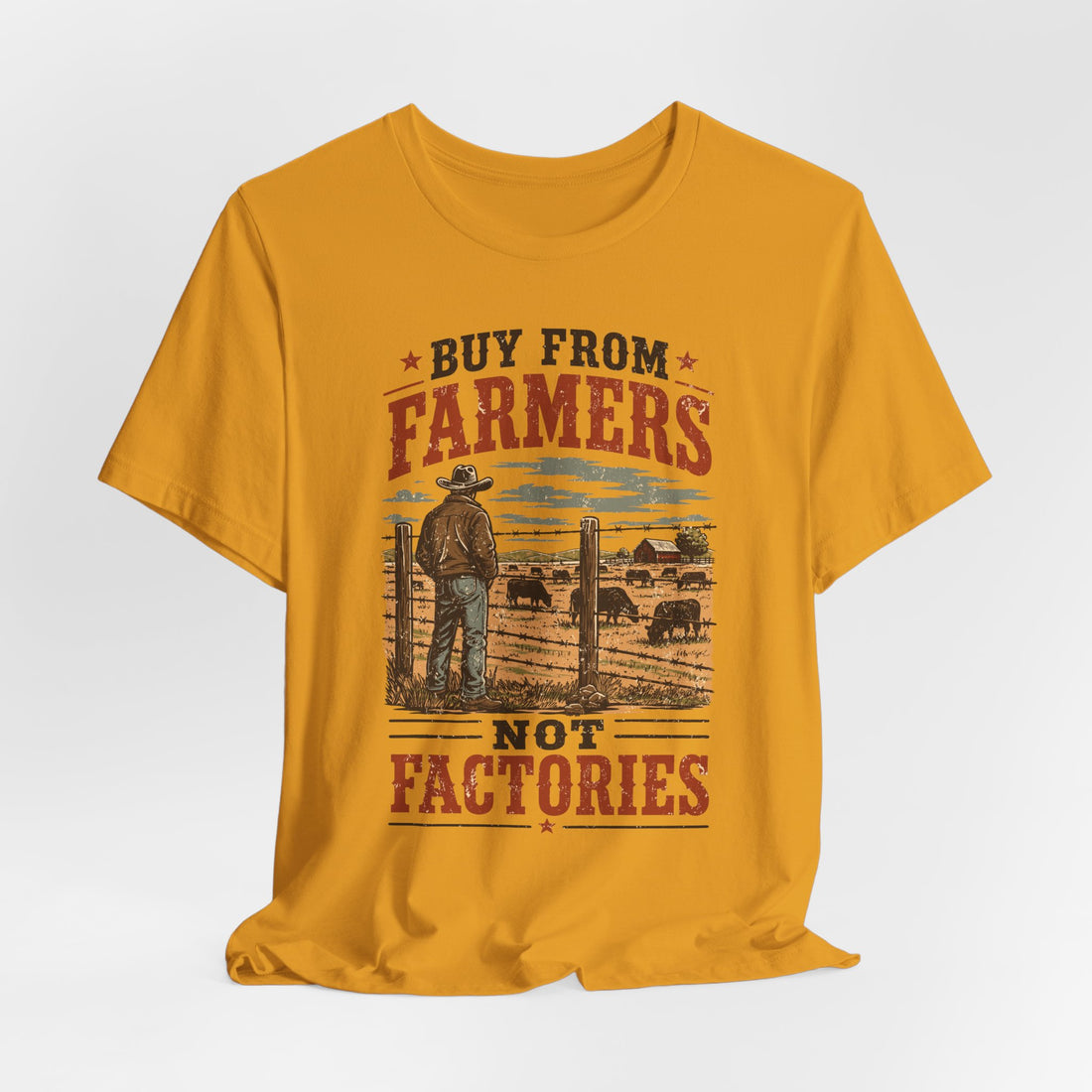 Buy From Farmers, Not Factories | Bella+Canvas Farm T-Shirt