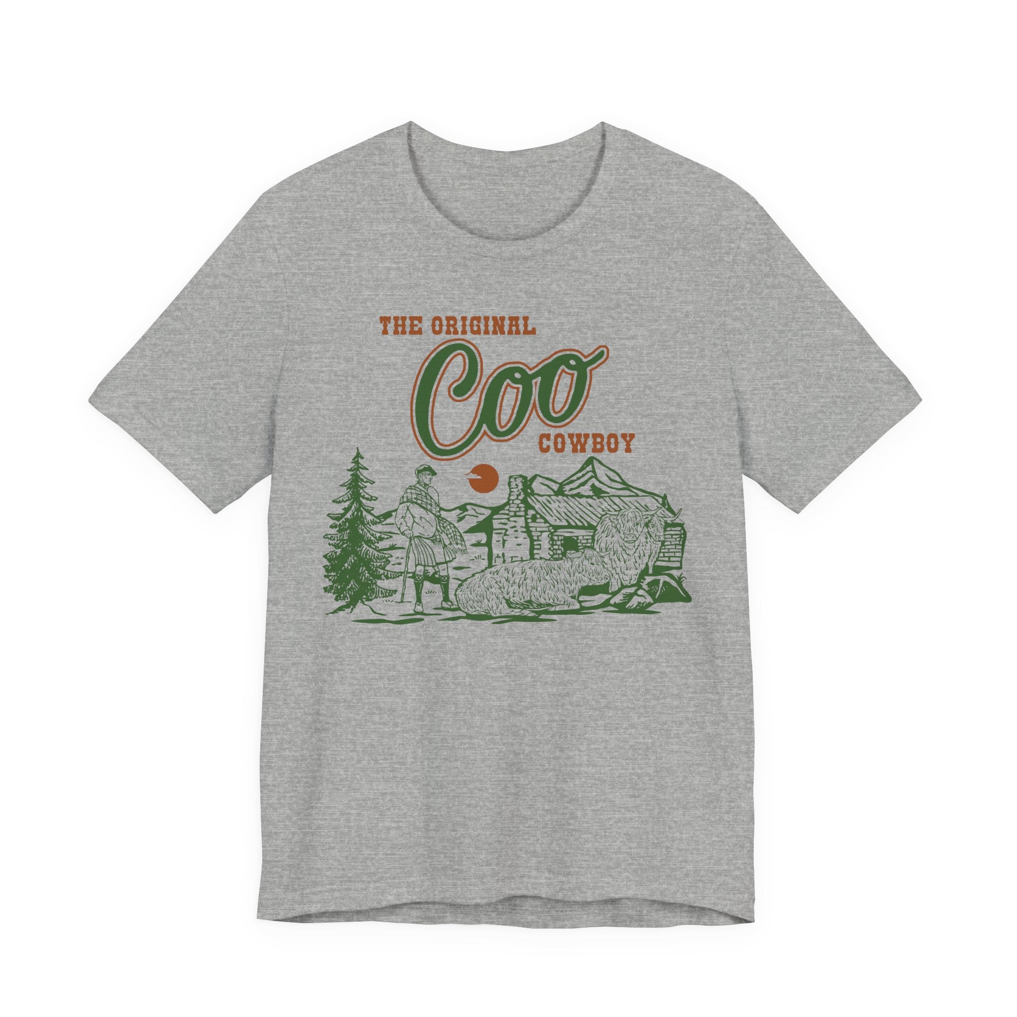 The Original Coo Cowboy | Highland Cow Bella+Canvas T-Shirt