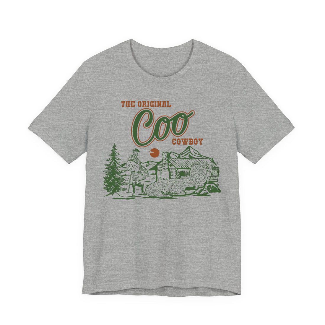 The Original Coo Cowboy | Highland Cow Bella+Canvas T-Shirt