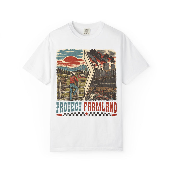 Protect Farmland Highland cow Comfort Colors T-shirt