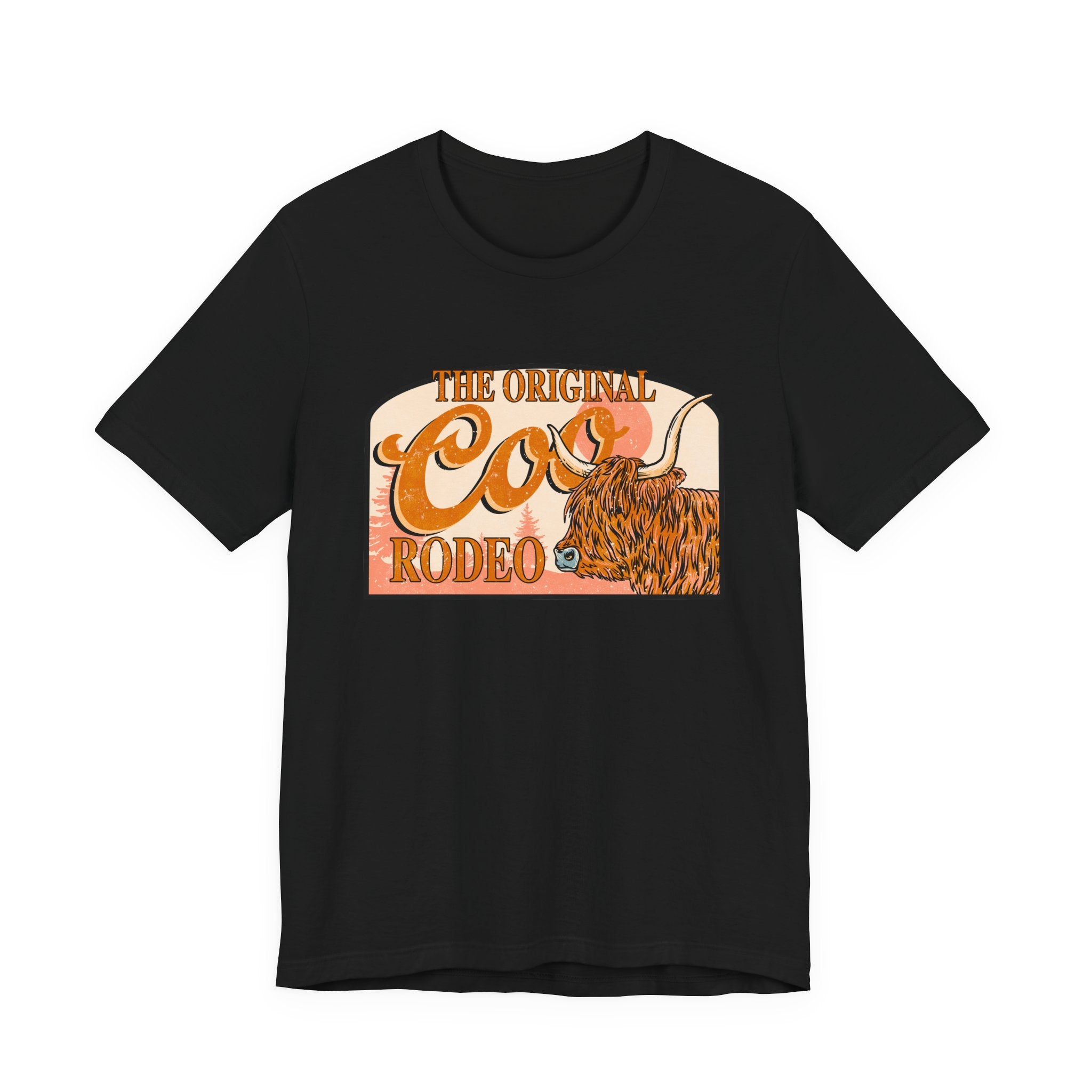 The Original Coo Rodeo | Highland Cow Bella+Canvas T-Shirt