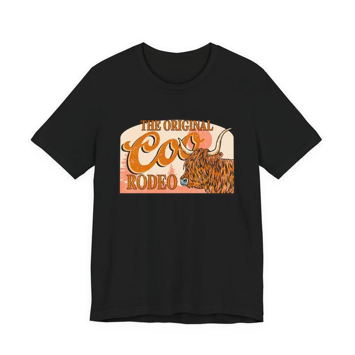 The Original Coo Rodeo | Highland Cow Bella+Canvas T-Shirt
