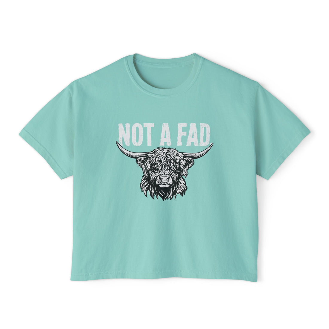 Not a Fad | Women’s Boxy Highland Cow T-Shirt