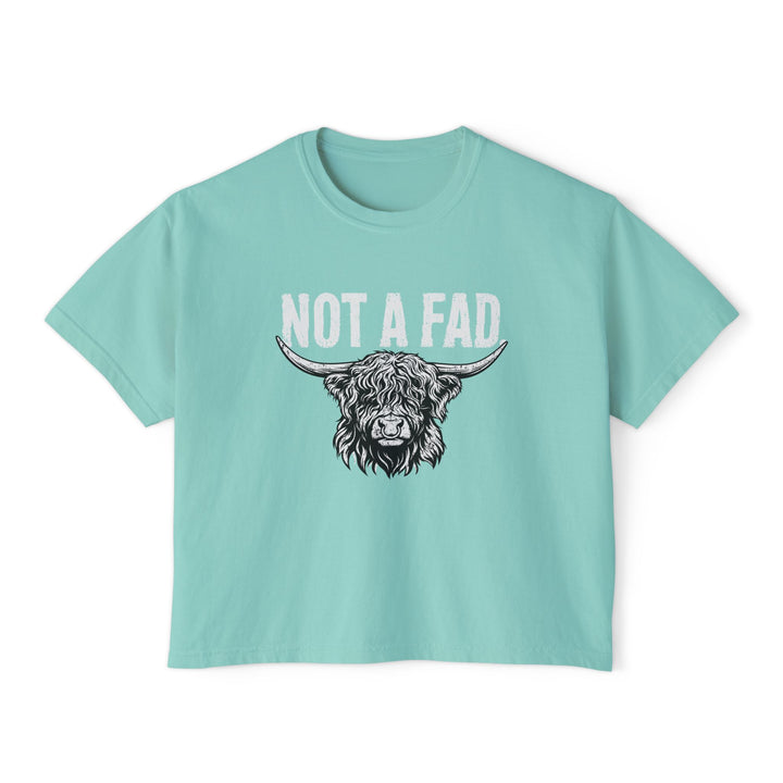 Not a Fad | Women’s Boxy Highland Cow T-Shirt