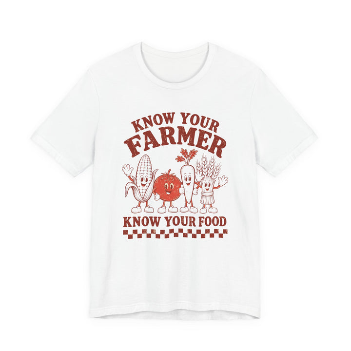 Know Your Farmer, Know Your Food | Bella+Canvas Farm T-Shirt