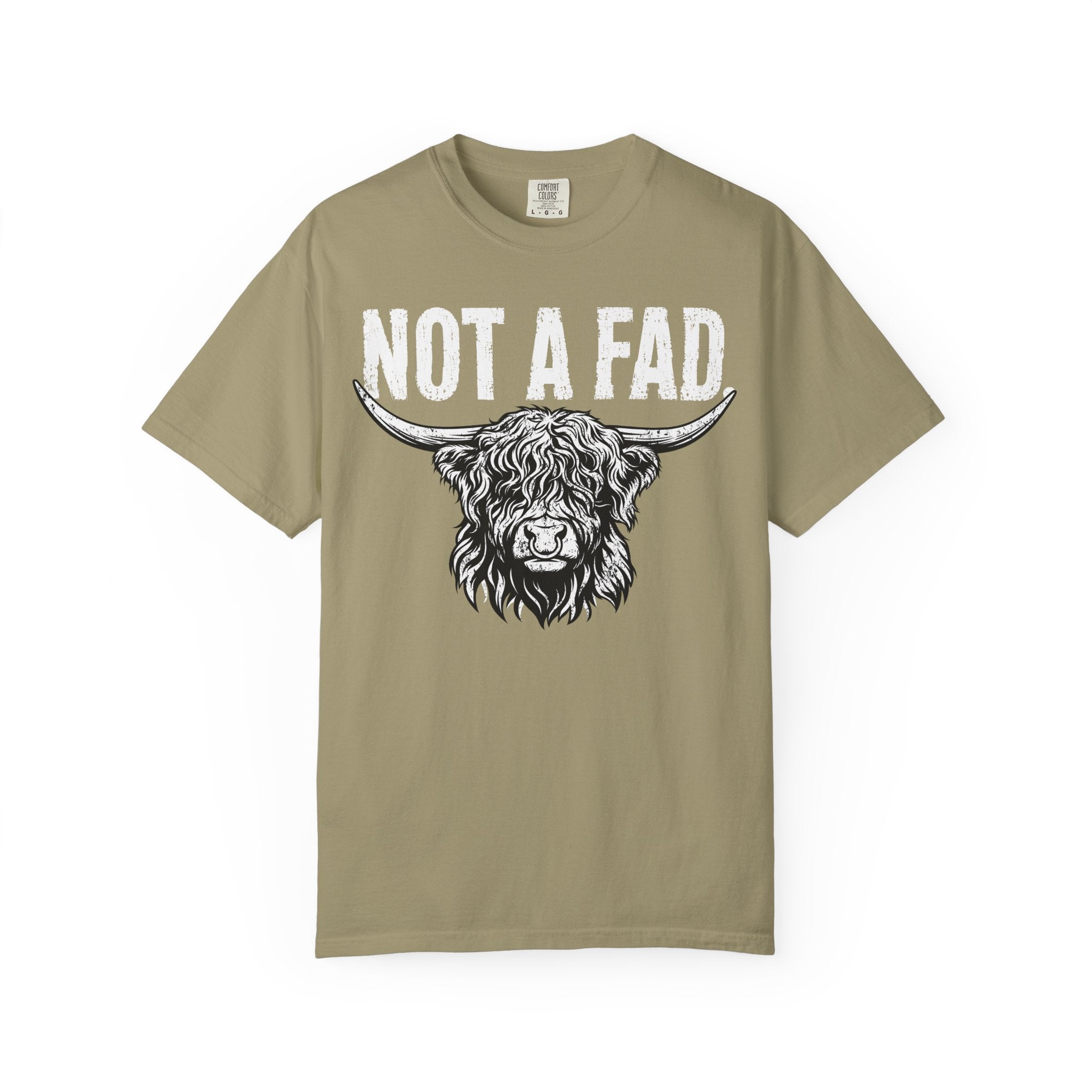 Not a Fad | Highland Cow Comfort Colors T-Shirt