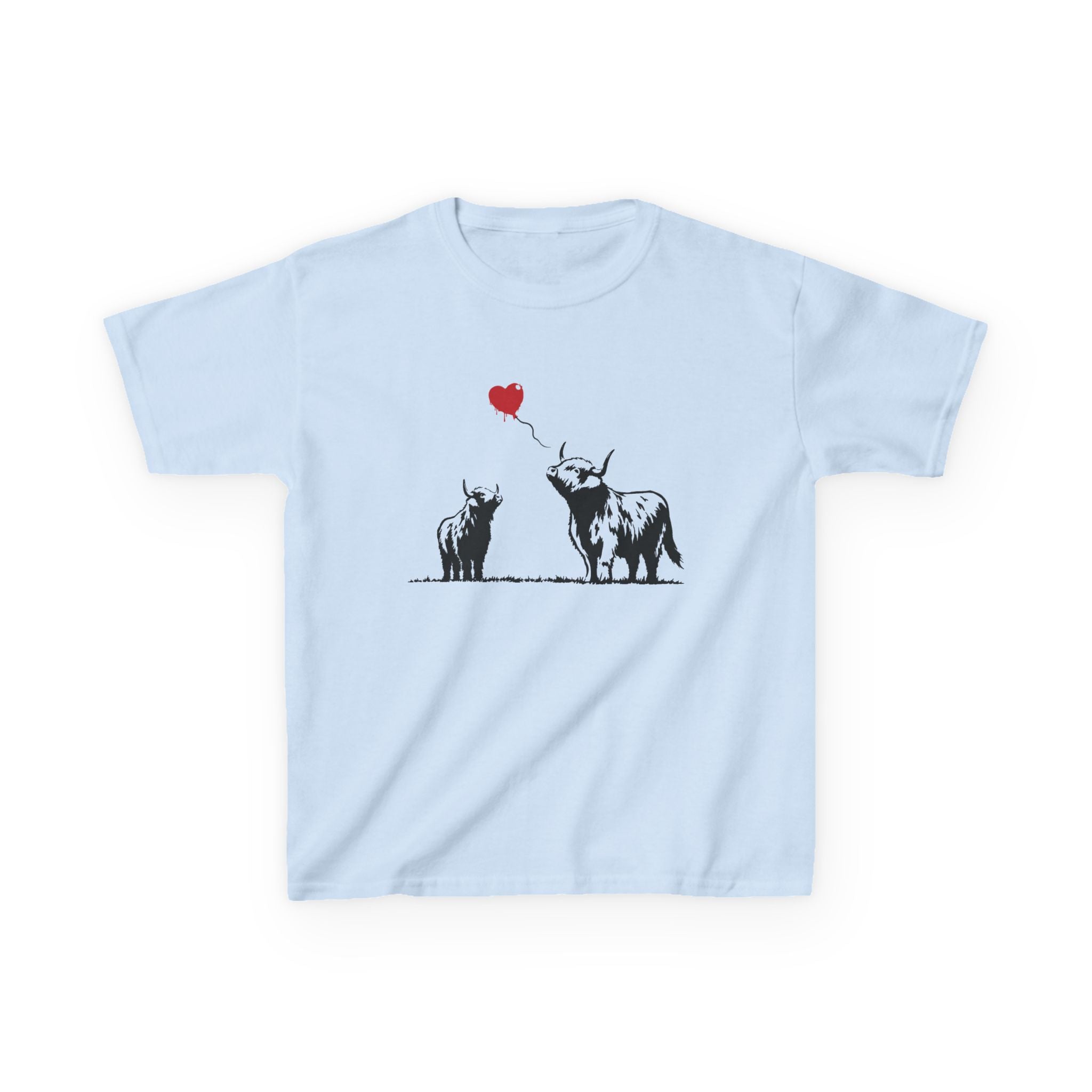 Highland Heart | Kids Graffiti Highland Cow T-Shirt