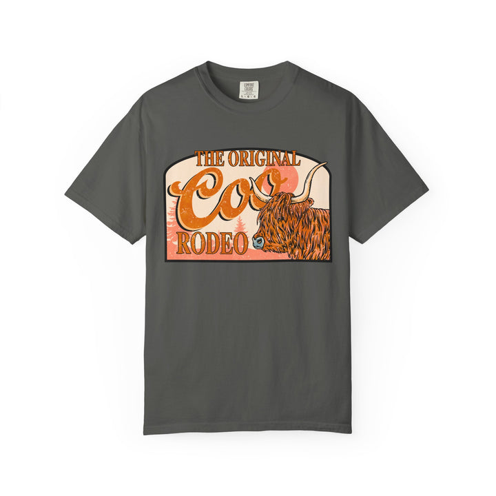 The Original Coo Rodeo | Highland Cow Comfort Colors T-Shirt