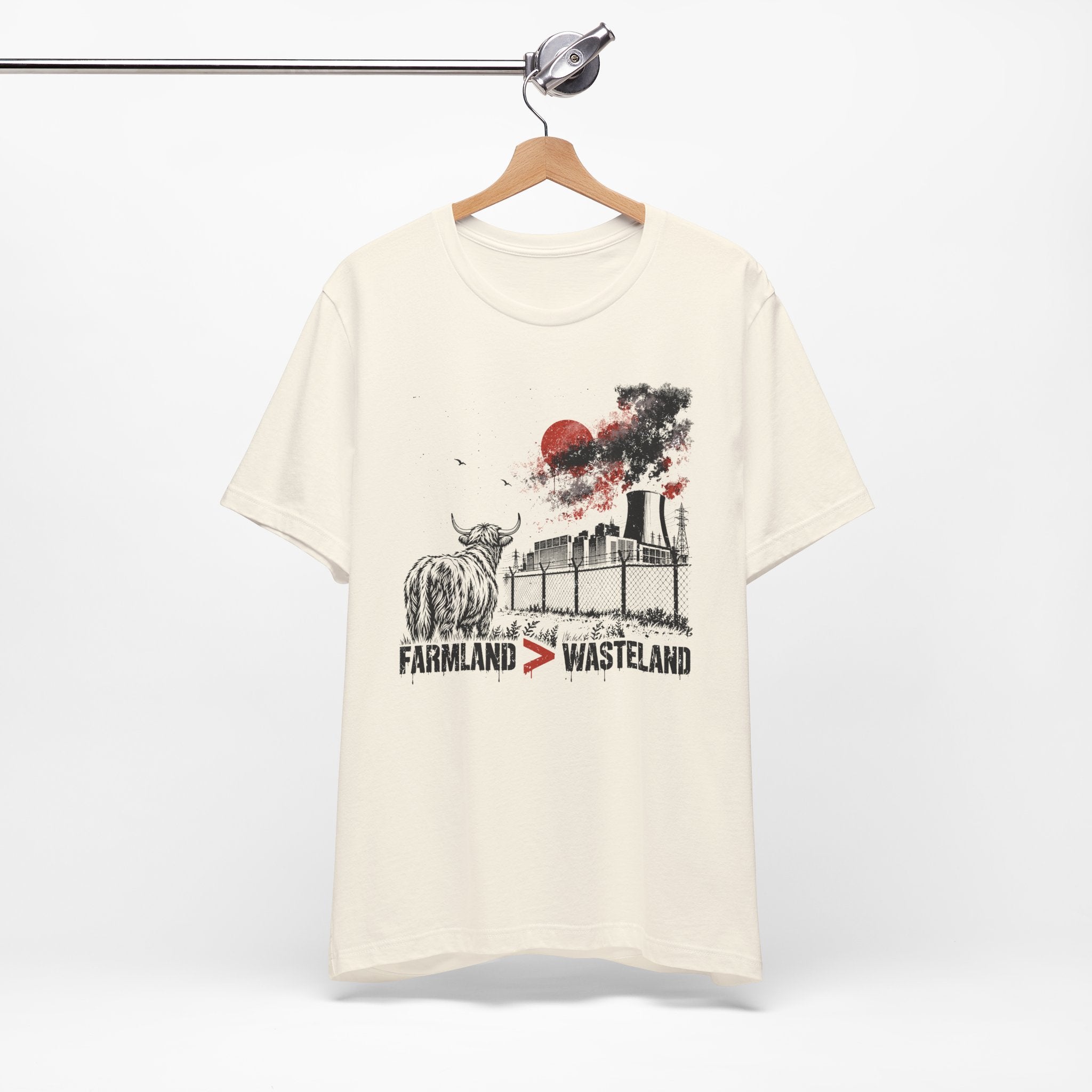 Farmland > Wasteland | Highland Cow Bella+Canvas T-Shirt