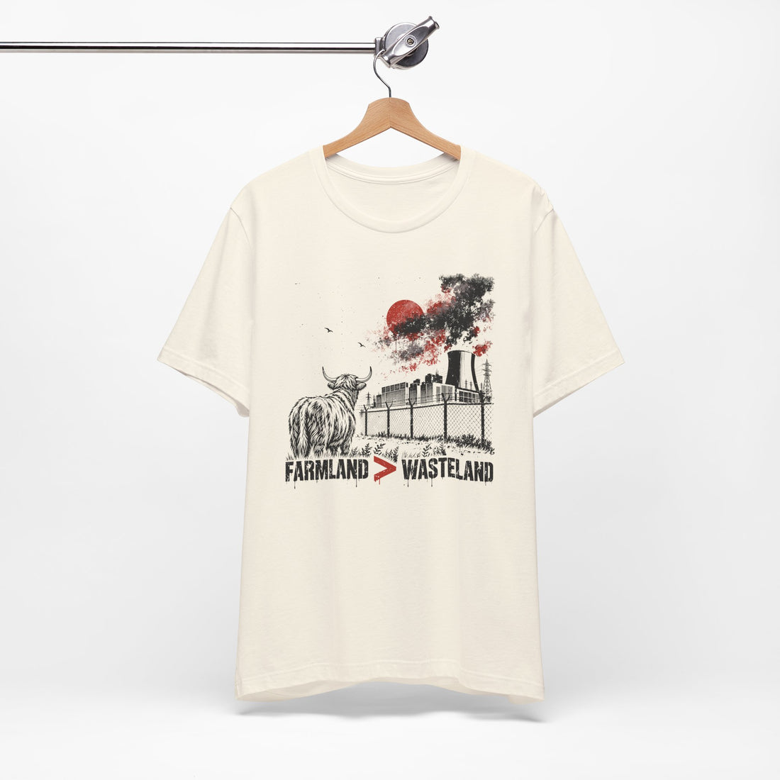 Farmland > Wasteland | Highland Cow Bella+Canvas T-Shirt