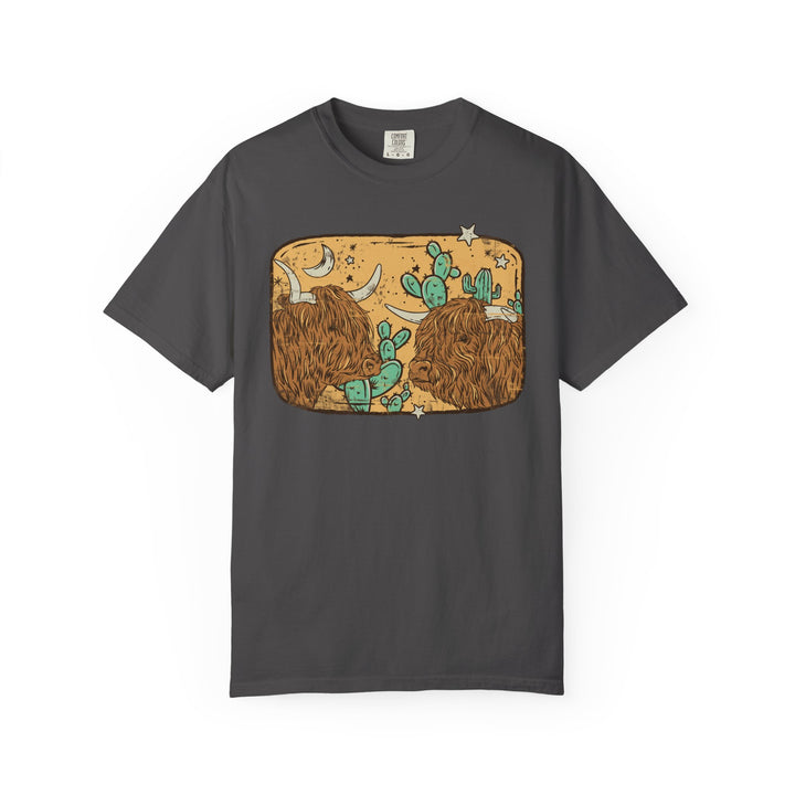 Desert Highlands | Western Highland Cow Comfort Colors T-Shirt