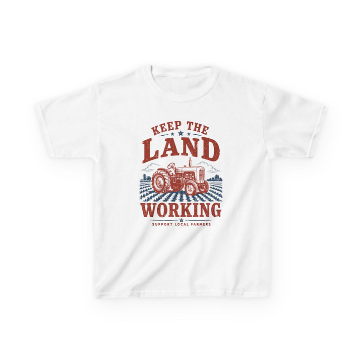 Keep the Land Working | Kids Farm T-Shirt