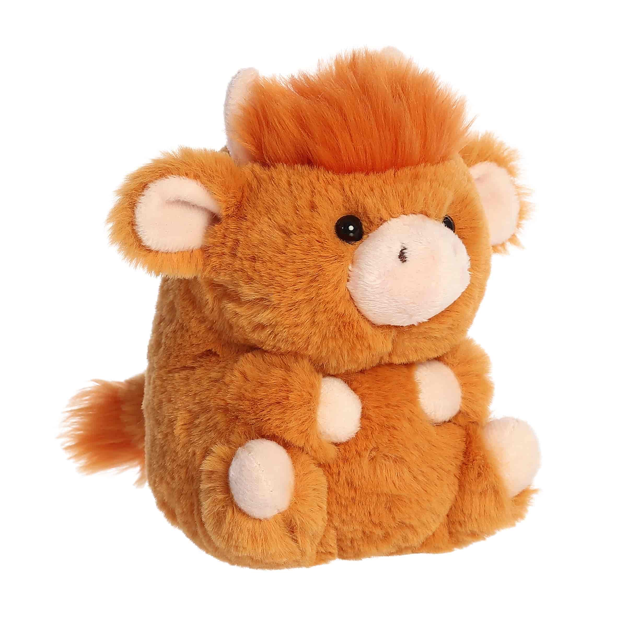 Harvey Highland Cow plush side view