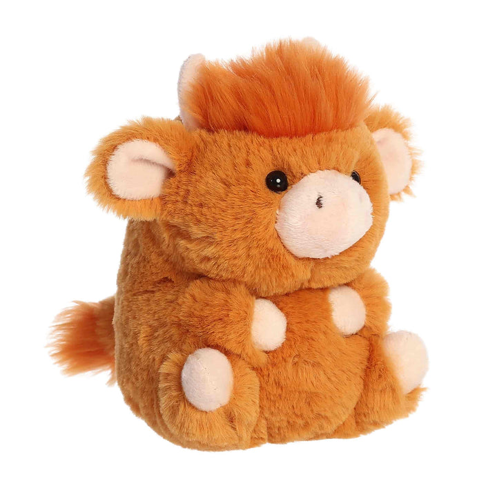 Harvey Highland Cow plush side view