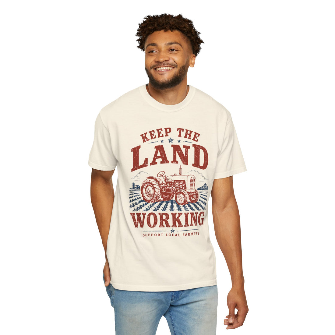 Keep the Land Working | Farm Comfort Colors T-Shirt