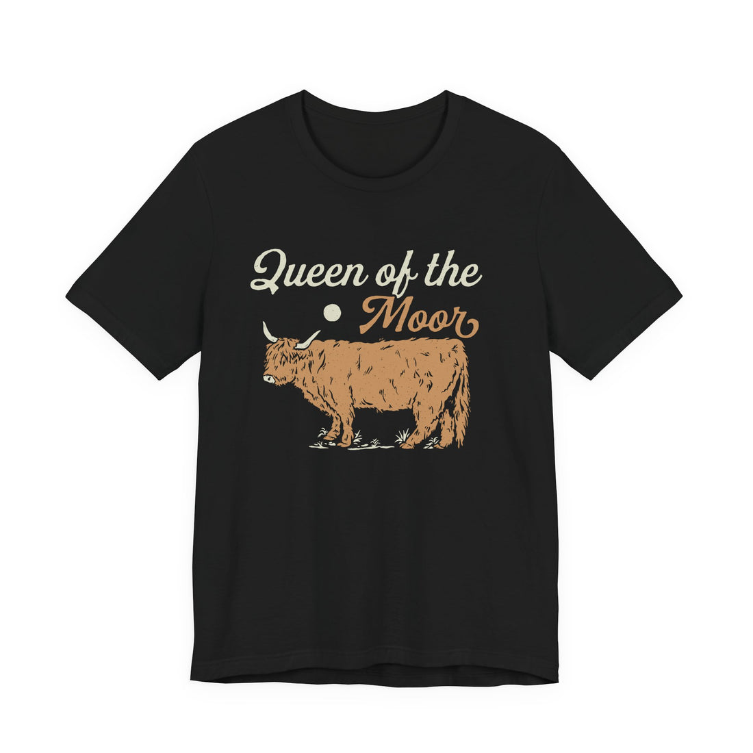 Queen of the Moor | Highland Cow Bella+Canvas T-Shirt