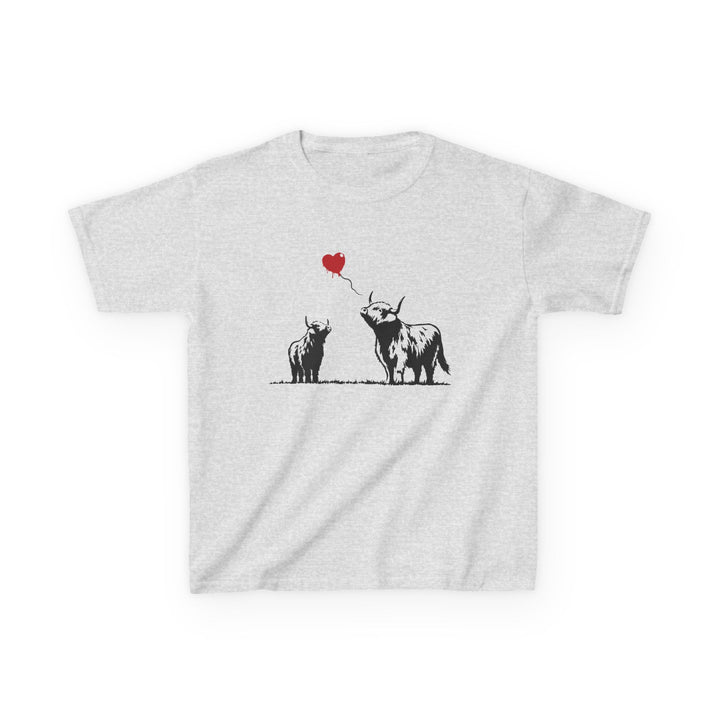 Highland Heart | Kids Graffiti Highland Cow T-Shirt