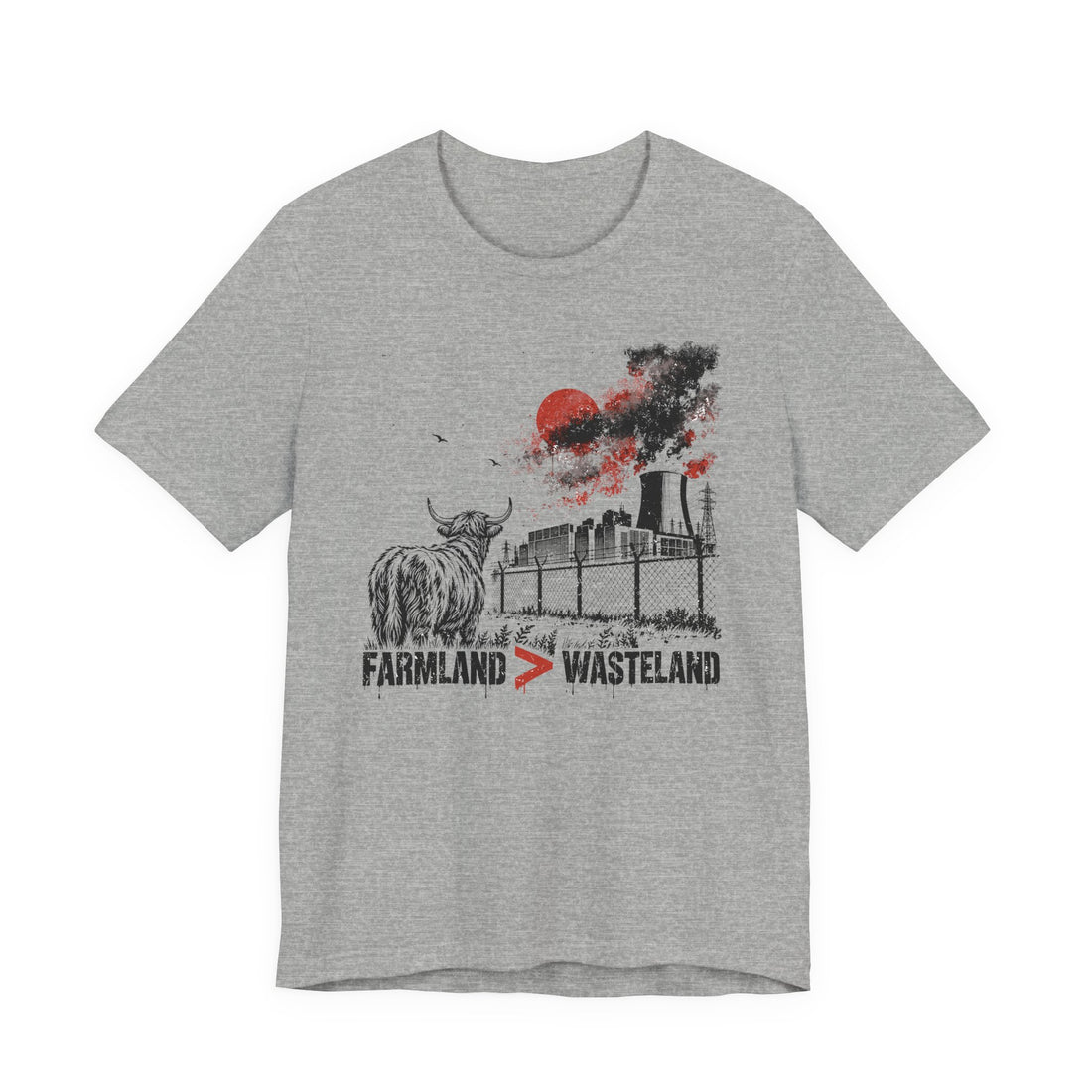 Farmland > Wasteland | Highland Cow Bella+Canvas T-Shirt