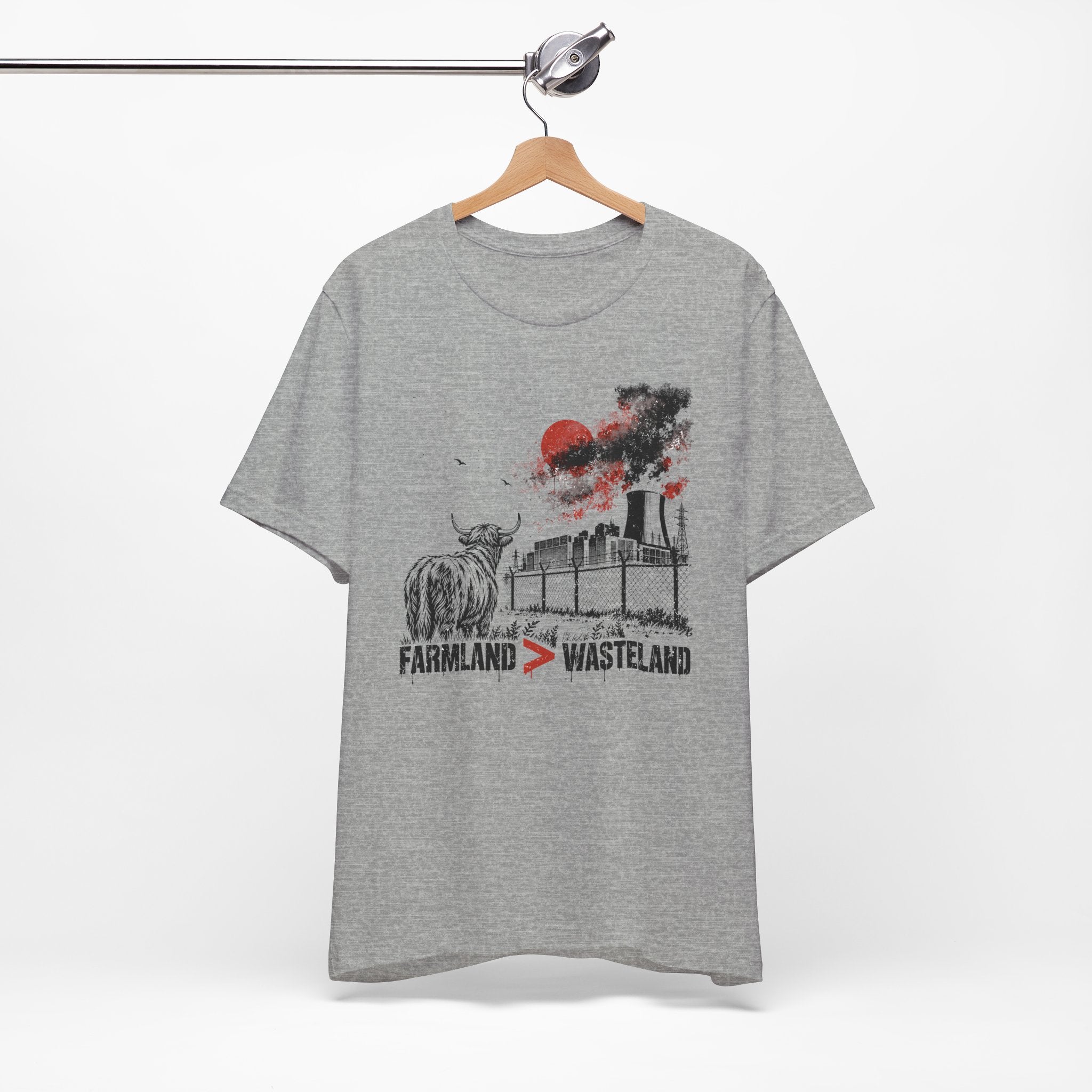 Farmland > Wasteland | Highland Cow Bella+Canvas T-Shirt