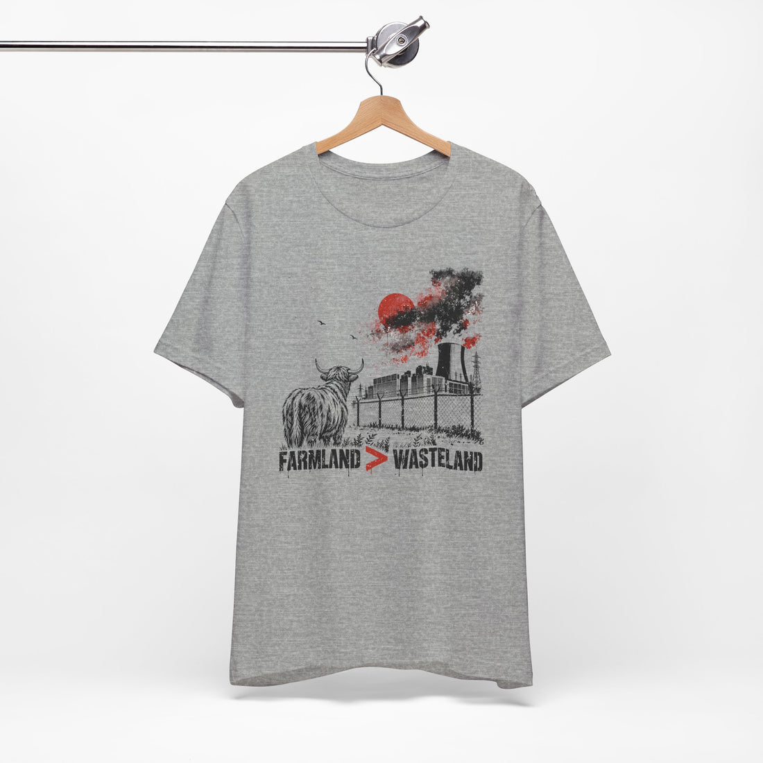 Farmland > Wasteland | Highland Cow Bella+Canvas T-Shirt