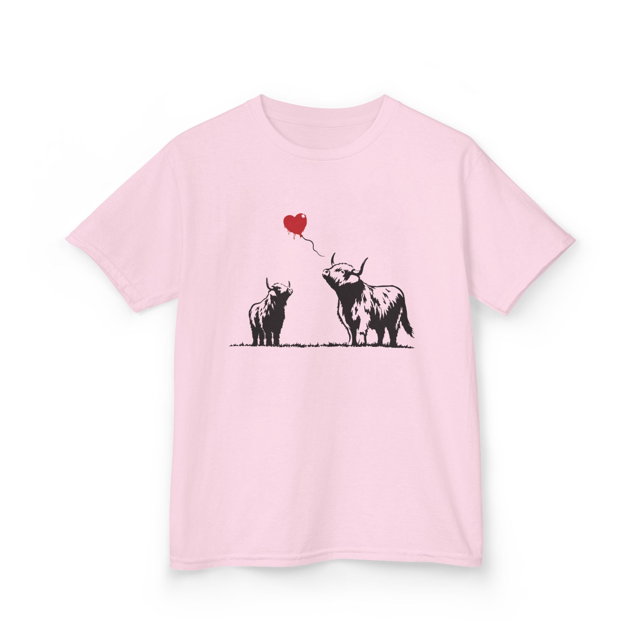 Highland Heart | Kids Graffiti Highland Cow T-Shirt