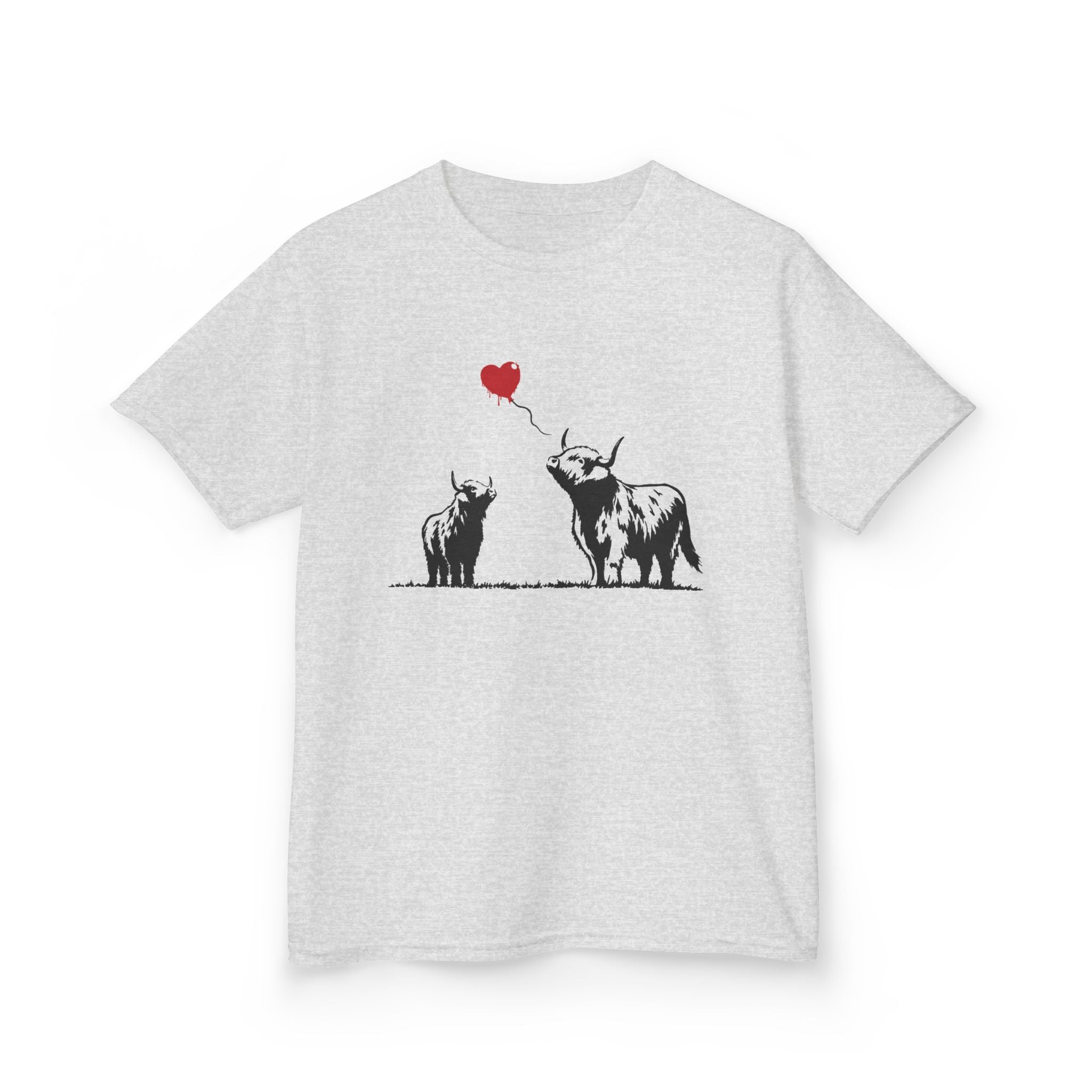 Highland Heart | Kids Graffiti Highland Cow T-Shirt