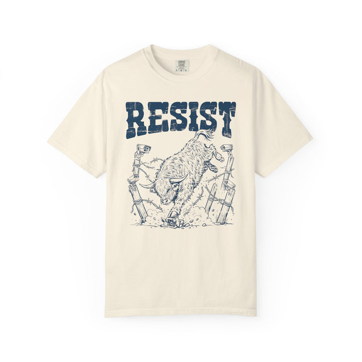 Resist the Surveillance State | Western Highland Cow Comfort Colors T-Shirt
