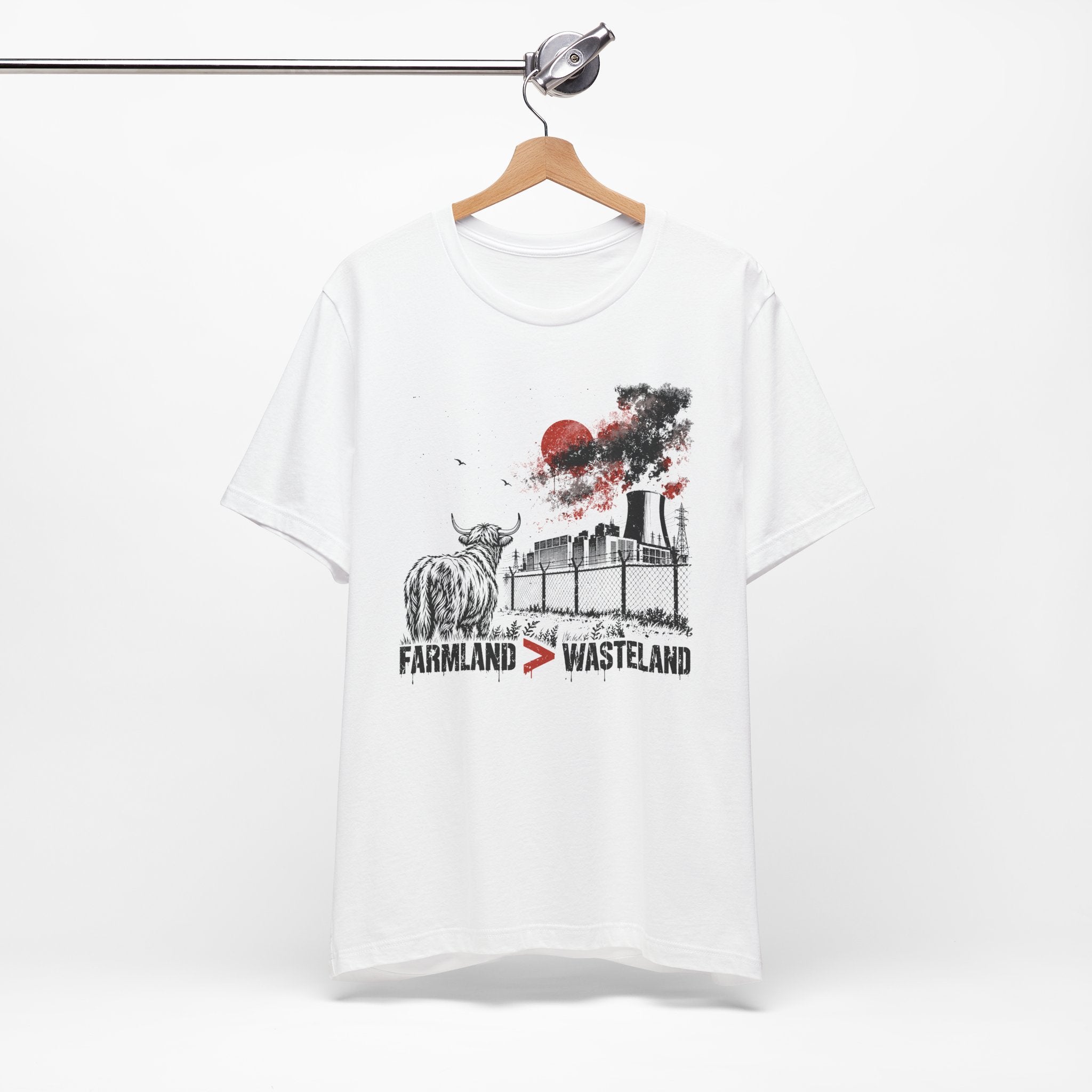 Farmland > Wasteland | Highland Cow Bella+Canvas T-Shirt