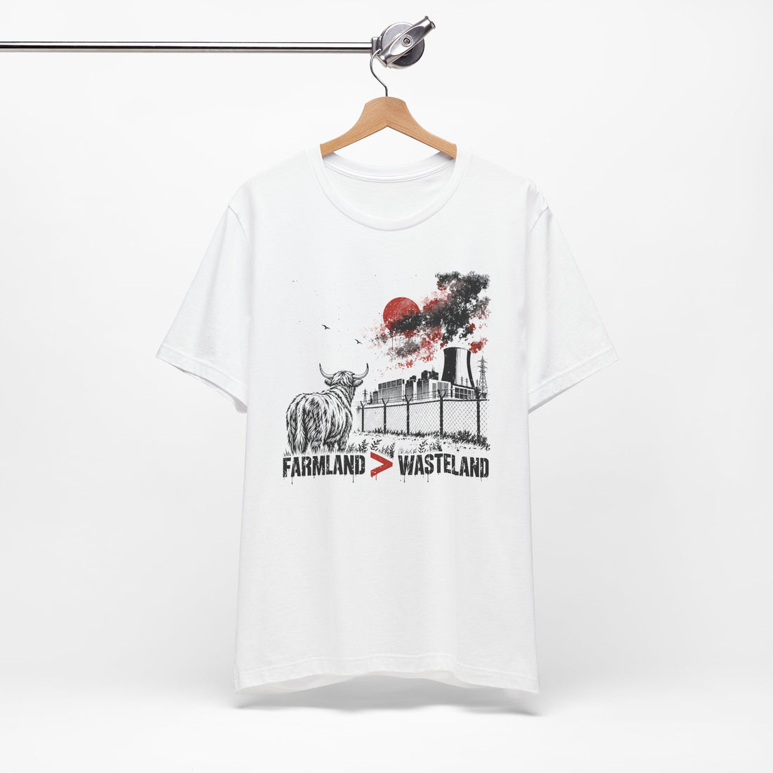 Farmland > Wasteland | Highland Cow Bella+Canvas T-Shirt