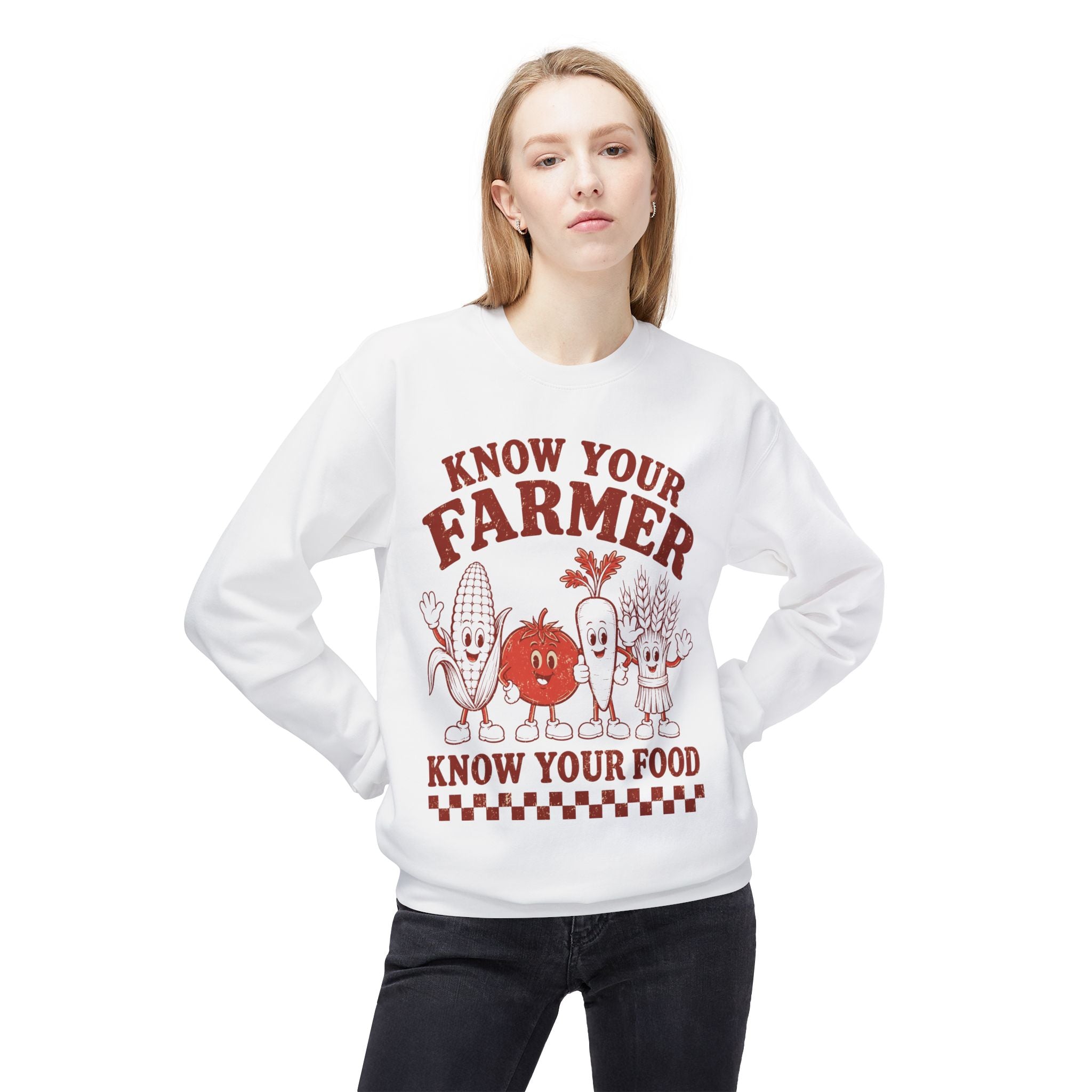 Know Your Farmer, Know Your Food | Farm Crewneck Sweatshirt