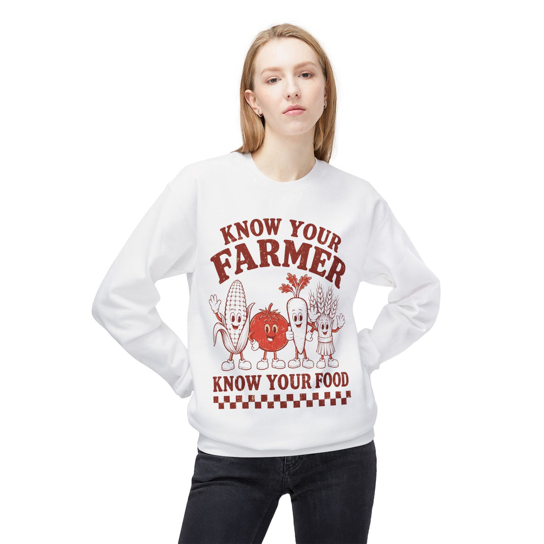 Know Your Farmer, Know Your Food | Farm Crewneck Sweatshirt