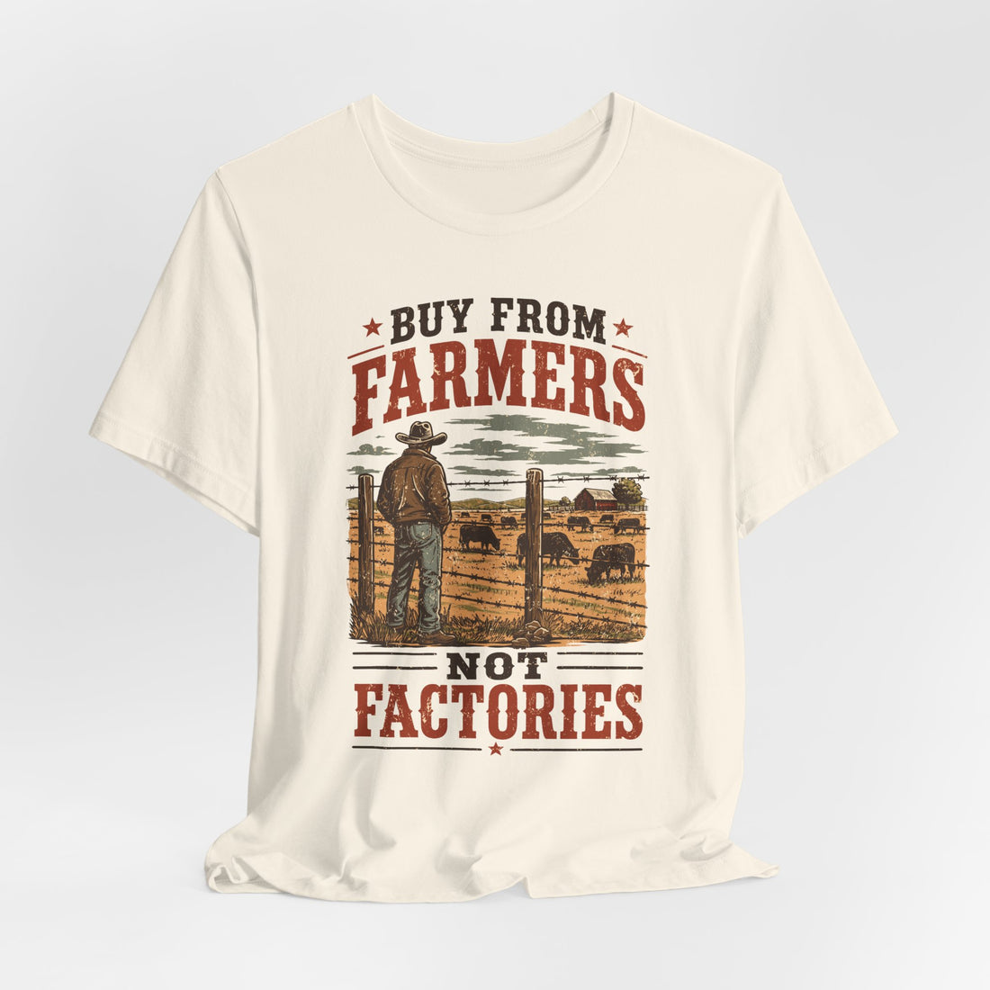 Buy From Farmers, Not Factories | Bella+Canvas Farm T-Shirt