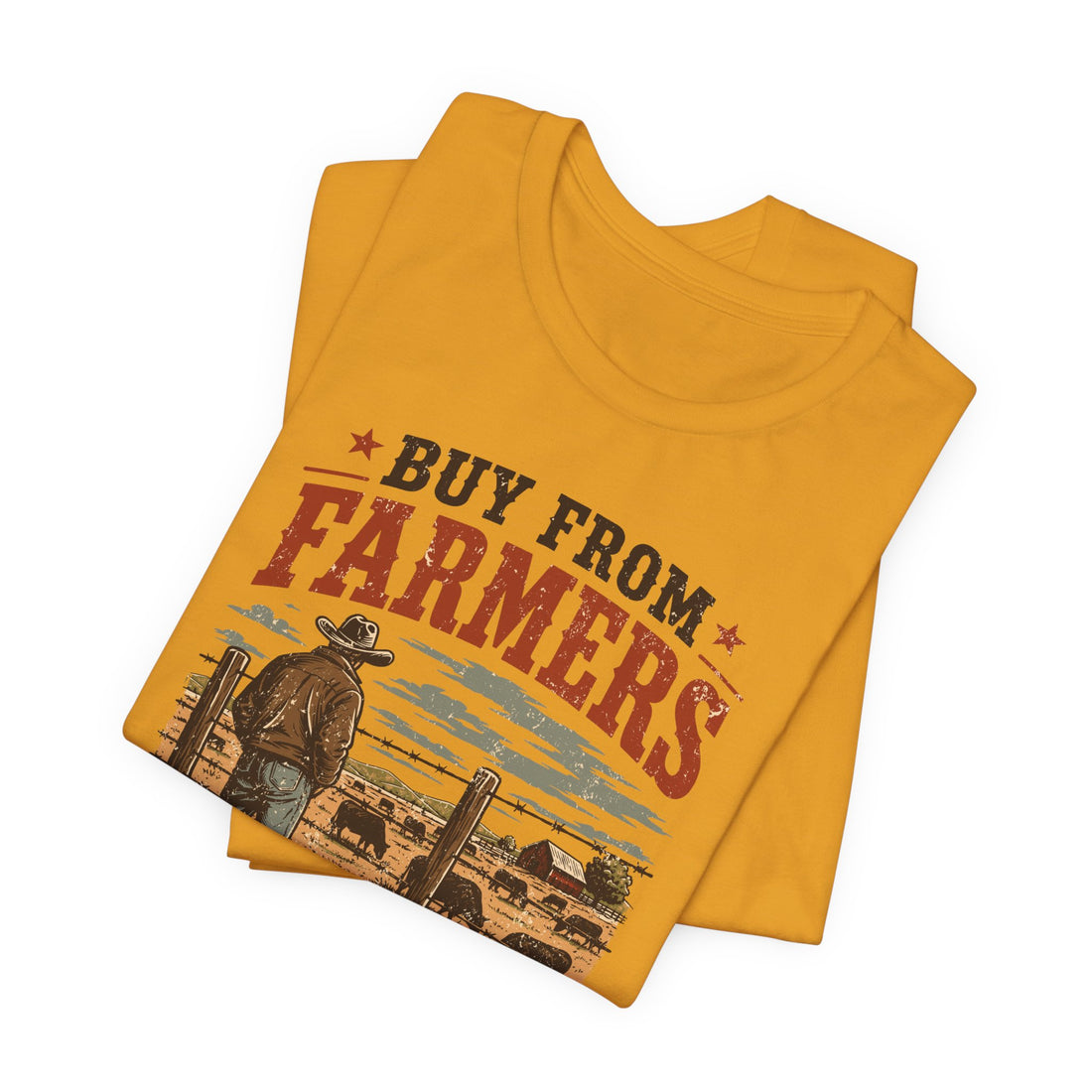 Buy From Farmers, Not Factories | Bella+Canvas Farm T-Shirt