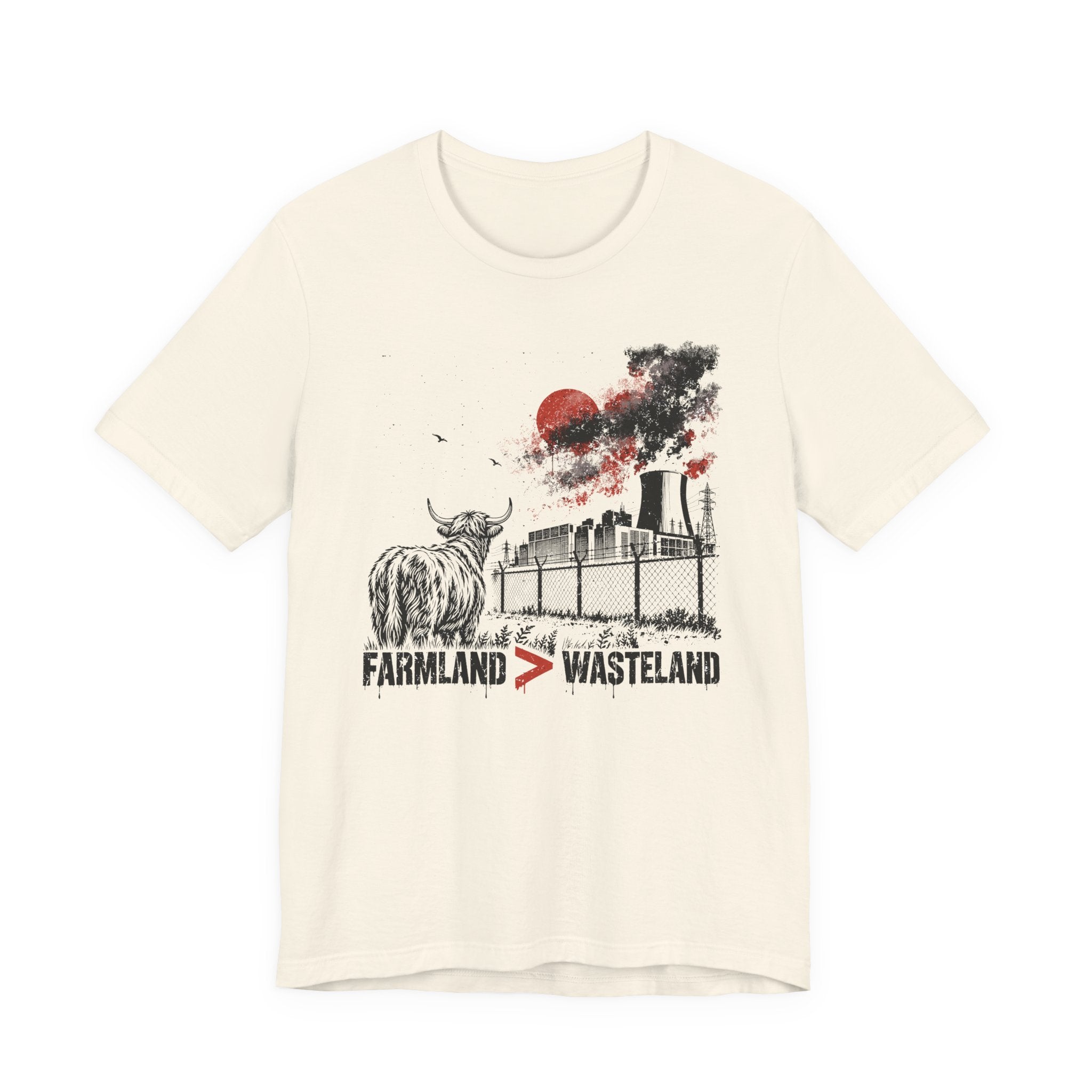 Farmland > Wasteland | Highland Cow Bella+Canvas T-Shirt