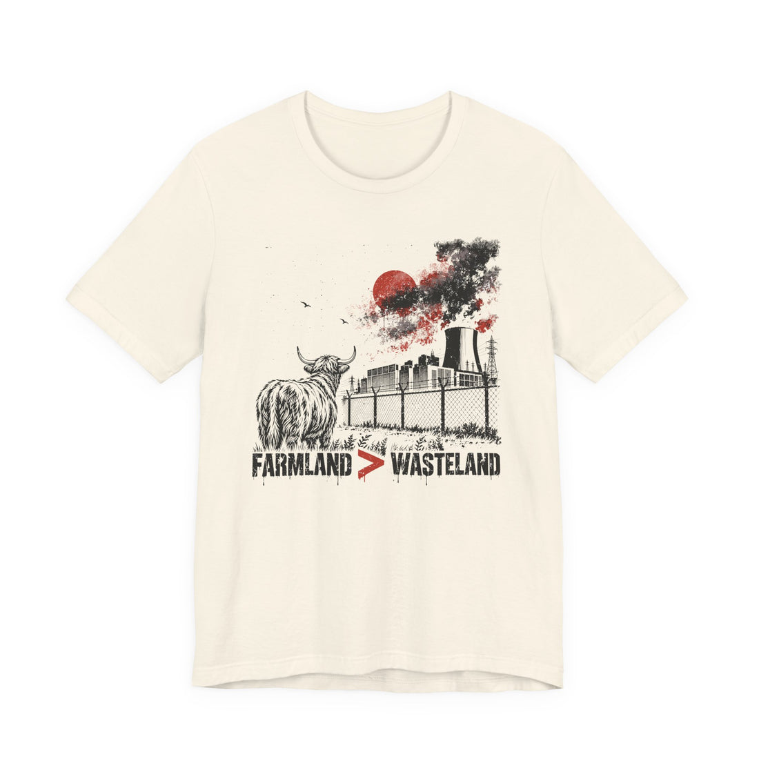 Farmland > Wasteland | Highland Cow Bella+Canvas T-Shirt