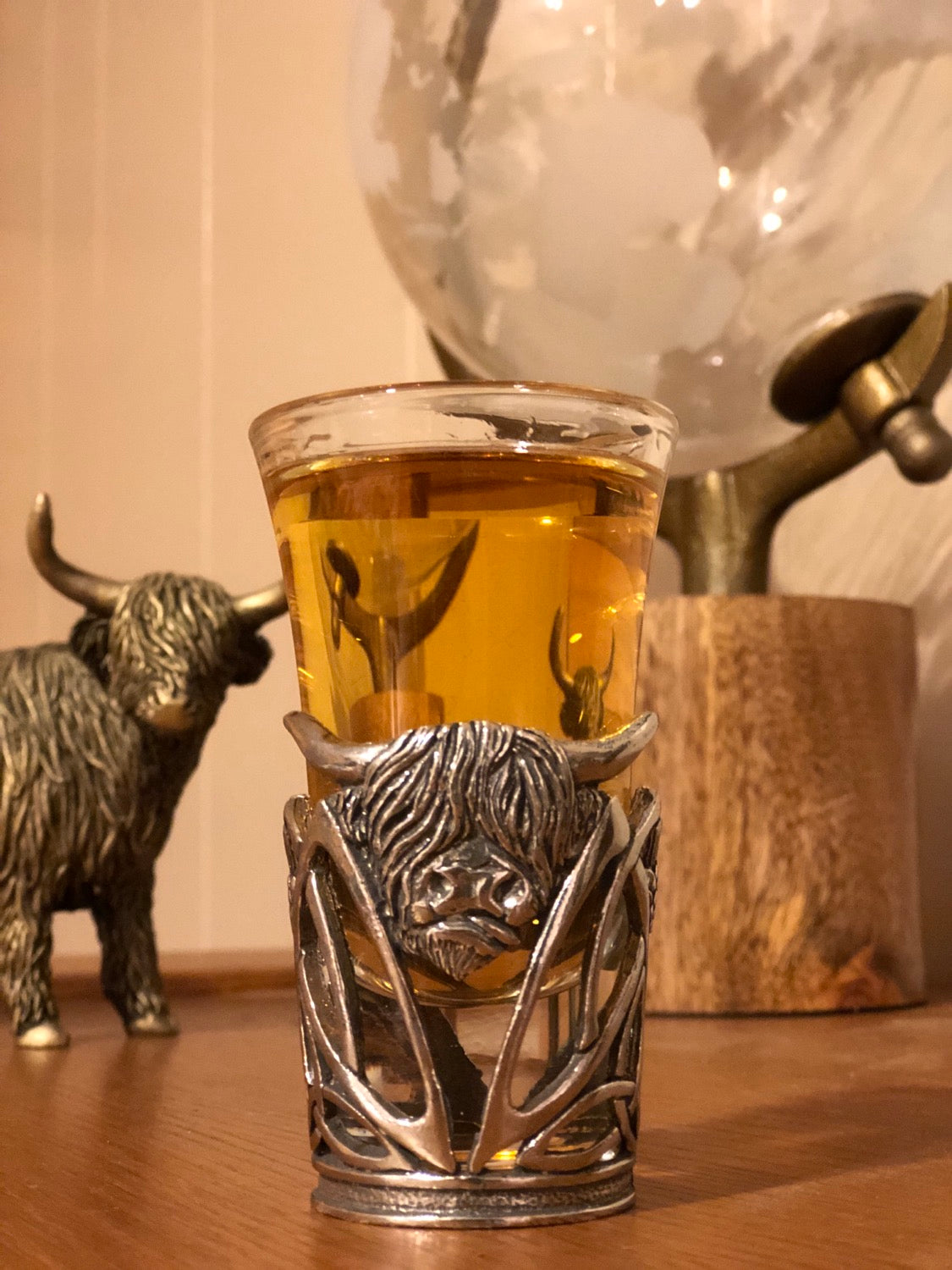 Handmade Pewter Shot glass image 1