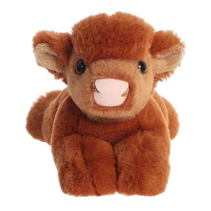 Highland Cow Calf plush side view