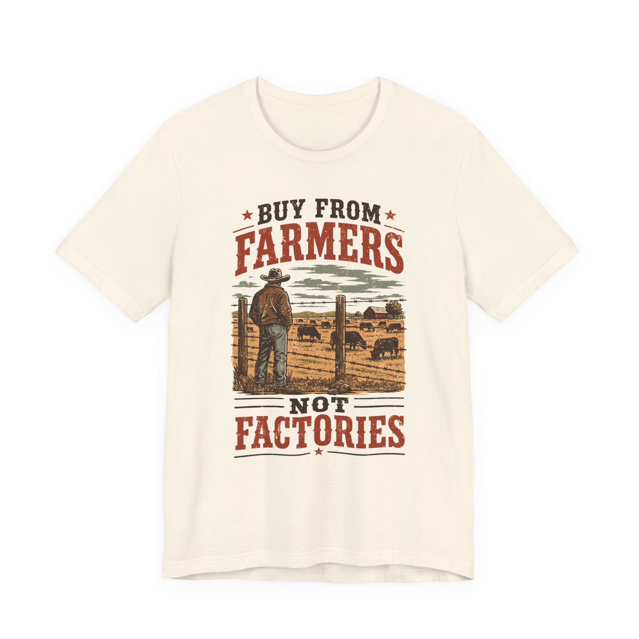 Buy From Farmers, Not Factories | Bella+Canvas Farm T-Shirt