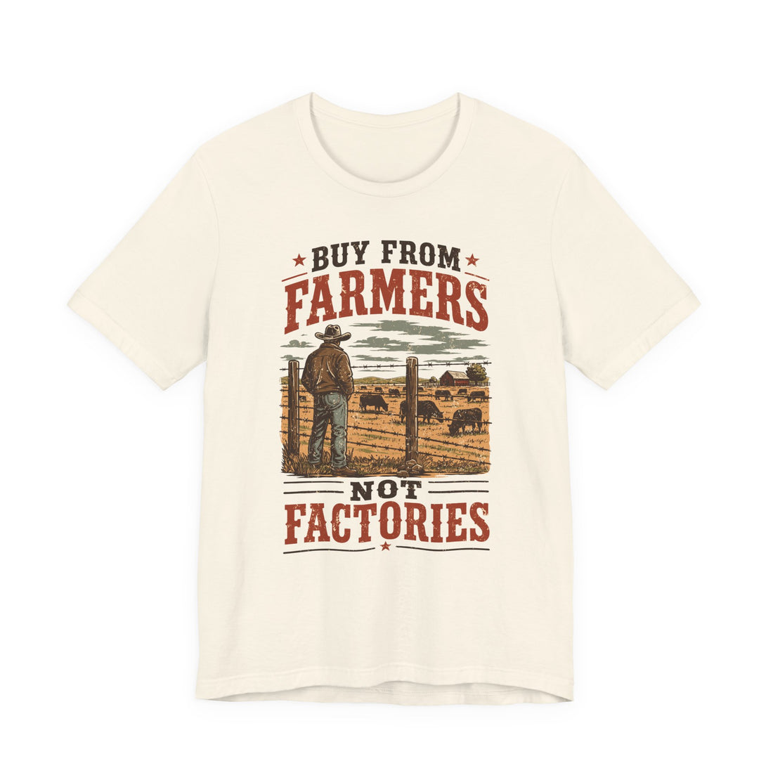 Buy From Farmers, Not Factories | Bella+Canvas Farm T-Shirt