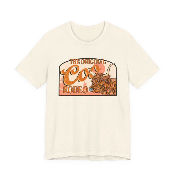 The Original Coo Rodeo | Highland Cow Bella+Canvas T-Shirt