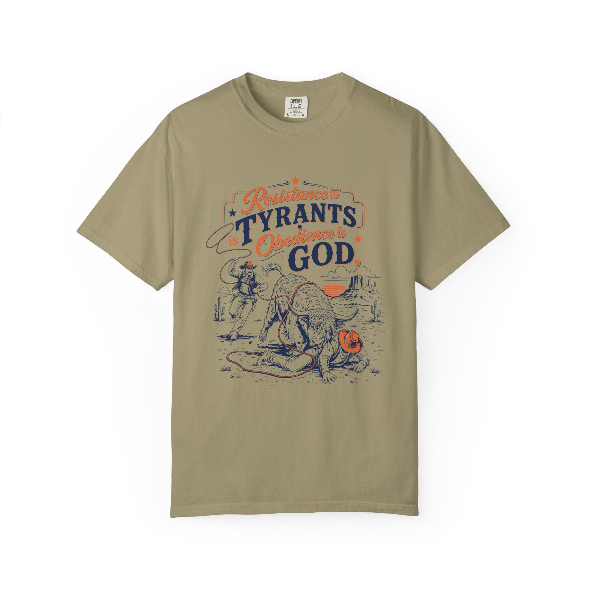 Resistance to Tyrants | Western Highland Cow T-Shirt