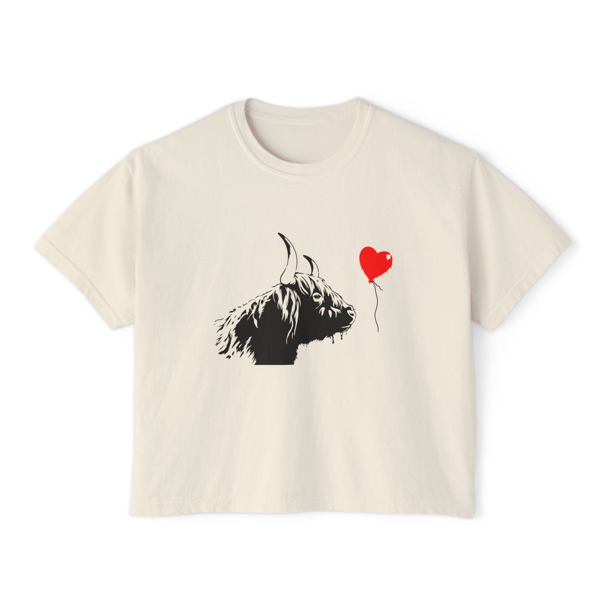 Highland Heart | Comfort Colors Cropped T-Shirt