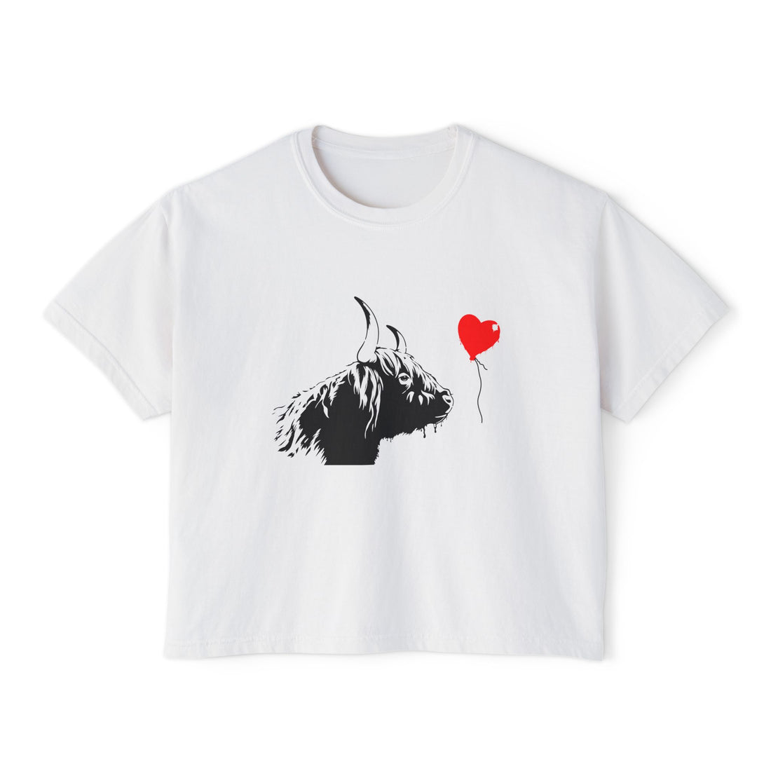 Highland Heart | Comfort Colors Cropped T-Shirt