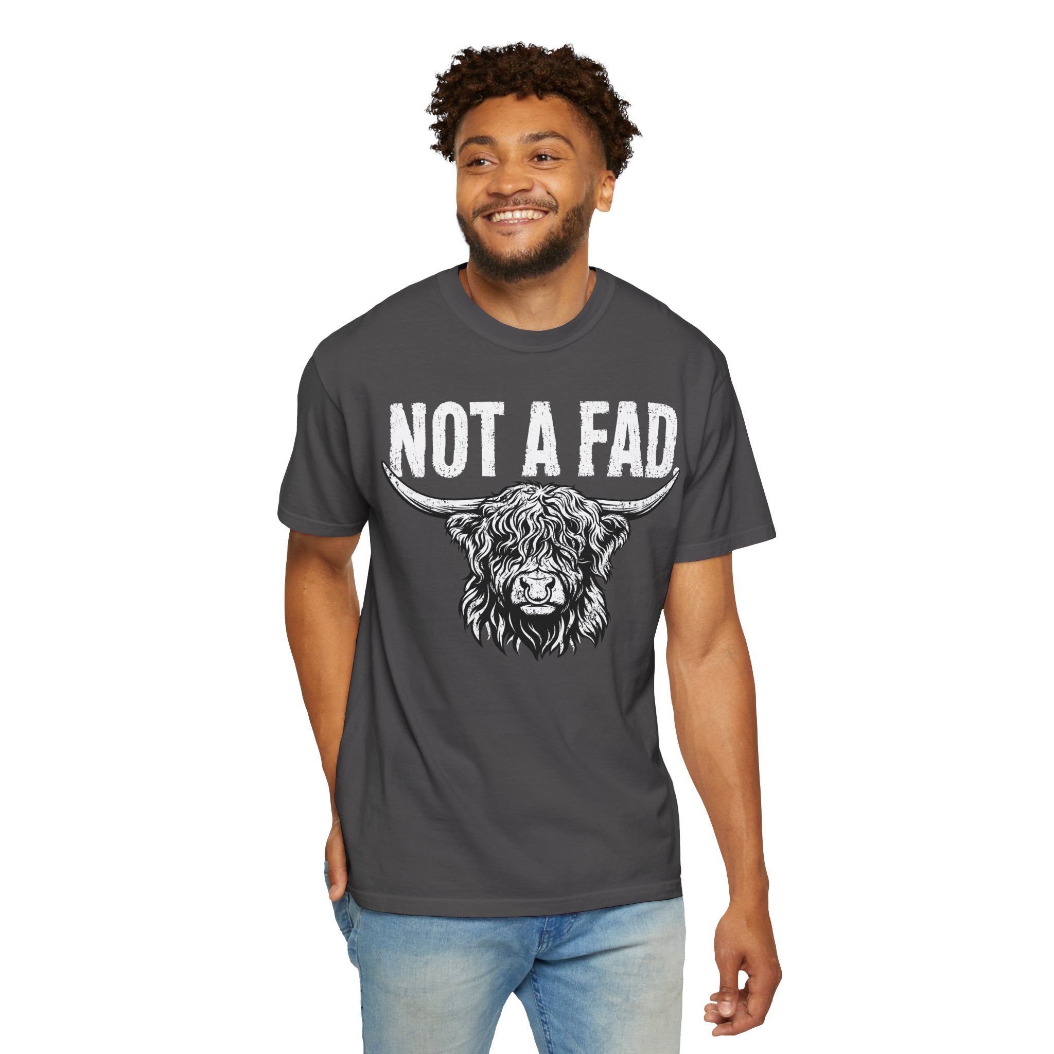Not a Fad | Highland Cow Comfort Colors T-Shirt