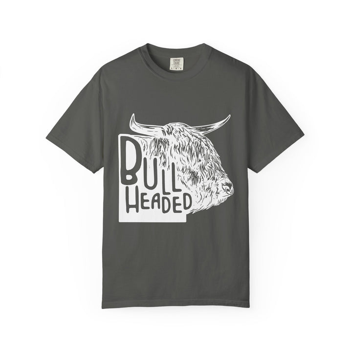 Bull Headed | Highland Cow Comfort Colors T-Shirt